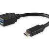 Equip equip 133455 usb 3.0 cable type c male to type a female, 15cm