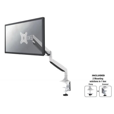 Neomounts neomounts nm-d750white tv monitor full desk gas-spring mount, 10-32 , 9 kg, heigh