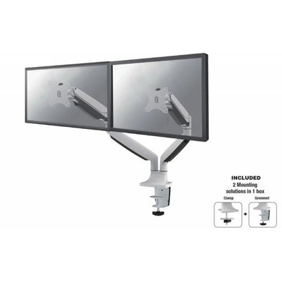 Neomounts neomounts nm-d750dwhite neomounts tv monitor full dual desk gas-spring mount, 2x