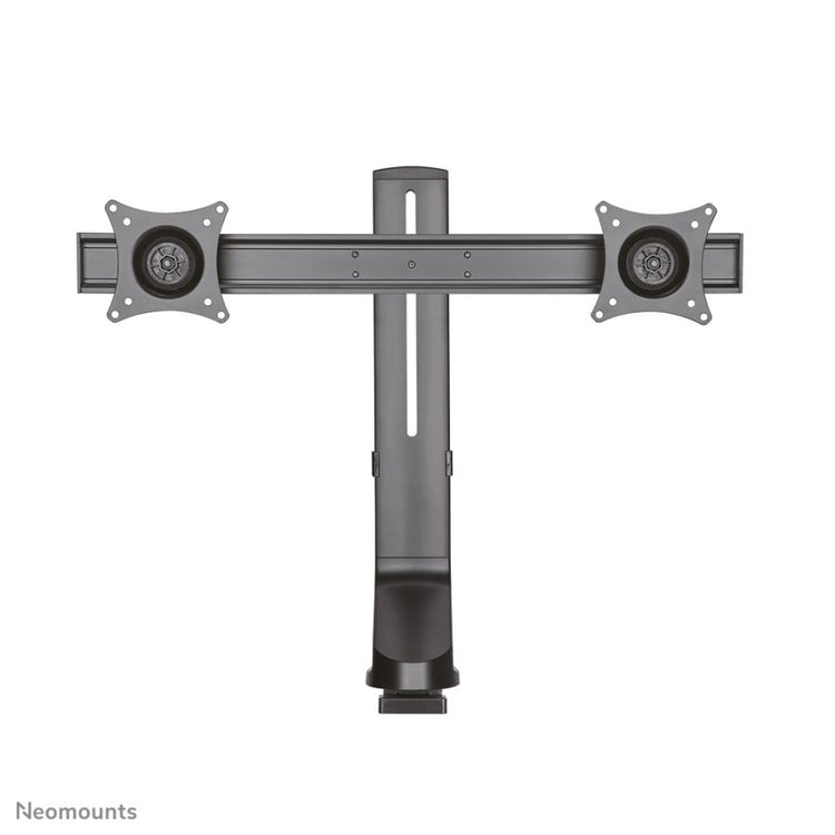 Neomounts fpma-d860dblack flatscreen bureausteun, 2x 10-27 7 kg, 26 - 45 cm, 75x75 100x