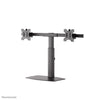 Neomounts fpma-d865dblack flatscreen bureausteun, 2x 10-27 , 12 kg, 35 - 46cm, 75x75 100x
