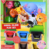 Playgo dieren eiland kleiset. 6 kleipotjes