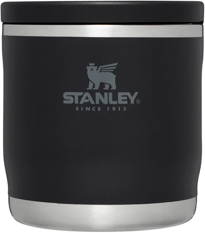 Stanley adventure to-go thermos lunchbox 350 ml - 4 uur warm - 4 uur koud - lekvrije voedselcontainer - eenvoudig vullen en reinigen - bpa-vrij - black