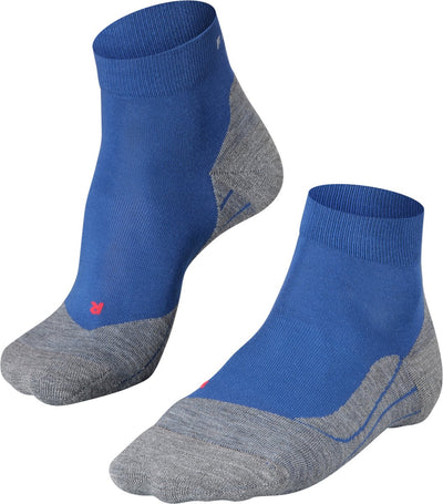 Falke ru4 short anti-blaar katoen functioneel materiaal hardloopsokken heren blauw - maat 39-41