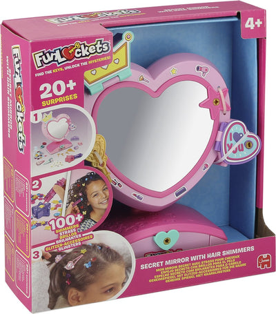 Funlockets jumbo geheime spiegel met haarglinsters