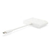 Equip 133462 usb type c to vga female usb a female pd adapter, 1080p, 15cm, white