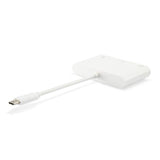Equip 133462 usb type c to vga female usb a female pd adapter, 1080p, 15cm, white - afbeelding 2