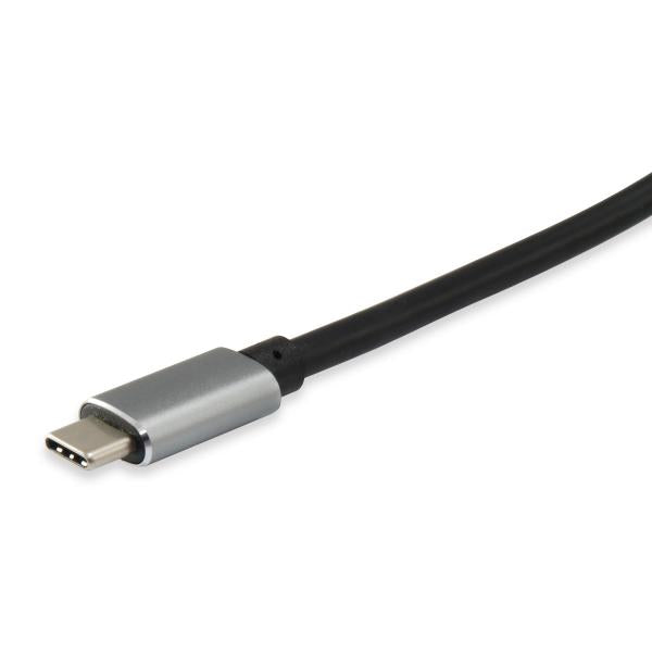 Equip 133464 usb type c to 2x hdmi female adapter, 2160p@30 hz, usb3.1 gen1, grey