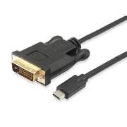 Equip 133468 usb type-c to dvi-d cable, male male, straight, 1.8 m, black - afbeelding 1