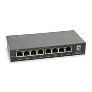 Levelone gep-0823 8-port gigabit poe switch, 802.3at af poe, 120w - afbeelding 1