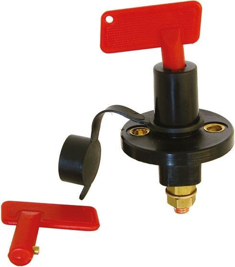Carpoint hoofdstroomschakelaar – 6-24v – 300a – met 2 sleutels – accubeveiliging – noodschakelaar – universeel