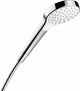 Hansgrohe croma select handdouche ecosmart - 1 straalsoort - wit chroom - diameter douchekop 110 mm