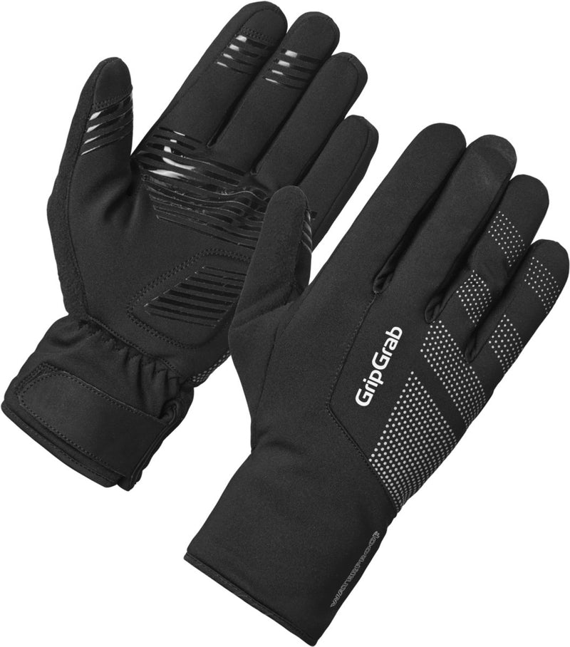 Gripgrab - ride 2 waterproof winter fietshandschoenen met padding waterdichte thermo regen fiets handschoenen - unisex - zwart s