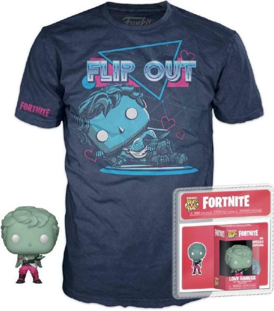 Funko pocket pop! t-shirt fortnite love ranger - size xl