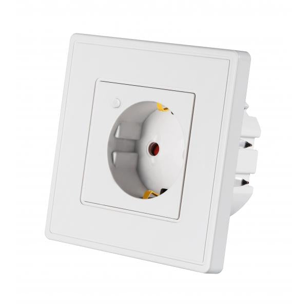 Woox woox r4054 inbouw stopcontact powered by tuya, 16a, 3680w, wi-fi, white