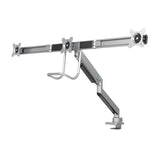 Neomounts neomounts nm-d775dx3silver flat screen desk mount, 17 27 , 6 kg, 100x100 mm, clamp, sil - afbeelding 4