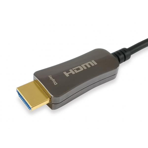 Equip 119430 hdmi 2.0 active optical cable, hdmi type a -> hdmi type a 3d, 18 gbit s, 30m, black