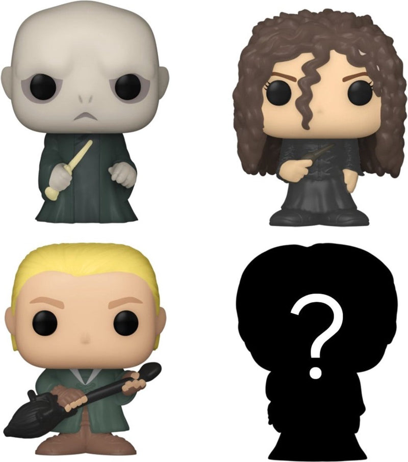 Funko harry potter - bitty pop! 4-pack voldemort 2,5 cm verzamelfiguur - multicolours