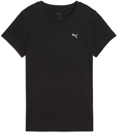 Puma ess elevated tee dames t-shirt - black
