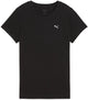 Puma ess elevated tee dames t-shirt - black