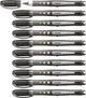 Stabilo worker+ colorful - rollerball pen 0.5 mm - zwart - doos 10 stuks