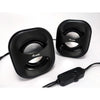 Equip 245330 mini usb speaker, 2.0 channels, wired, 3 w, 90 - 20 hz, 40 o, black