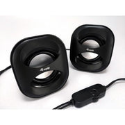 Equip 245330 mini usb speaker, 2.0 channels, wired, 3 w, 90 - 20 hz, 40 o, black - afbeelding 3