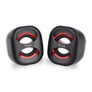 Equip 245331 mini usb speaker, 2.0 channels, wired, 3 w, 90 - 20 hz, 40 o, black - afbeelding 1