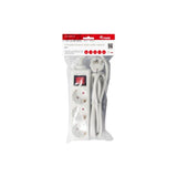Equip 245551 3-outlet power strip with switch, 3x ac outlet(s) indoor, type f, 1.5 mm², 1.5m, white - afbeelding 4