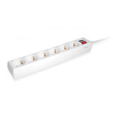 Equip 245552 6-outlet power strip with switch, 6x ac outlet(s) indoor, type f, 1.5 mm², 1.5 m - afbeelding 1
