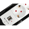 Equip 245553 4-outlet power strip with 2x usb, 4x ac outlet(s) indoor, type f, 1.5 mm², 1.5 m