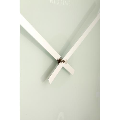 Nextime nextime klok 2472 mirror glass, ø43 cm, wall, white