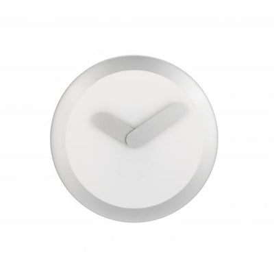 Nextime nextime klok 2615zi focus, ø25 cm, wall, white silver