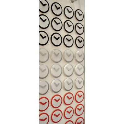 Nextime klok 2615zi focus, ø25 cm, wall, white silver