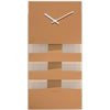 Nextime nextime klok 2855co bold stripes, 38x19 cm, wall, copper