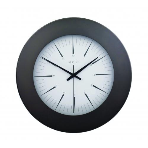 Nextime nextime klok 2945 colt, ø 45 cm, wall, black