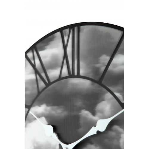 Nextime nextime klok 3037 clouds, ø39 cm, wall, black