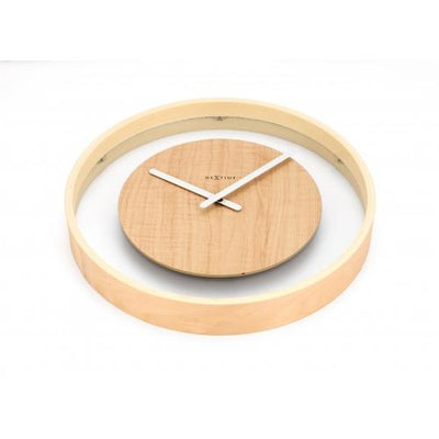 Nextime klok 3046 wood loop, ø30 cm, wall, wood
