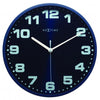 Nextime nextime klok 3053bl dash blue, ø 35 cm, wall, blue