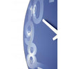 Nextime nextime klok 3077bl 3d, ø39.5 cm, wall, blue white