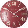 Nextime nextime klok 3083ro london roman, ø34.5 cm, wall, red white