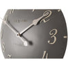 Nextime nextime klok 3084gs london arabic, ø34.5cm, wall, gray white