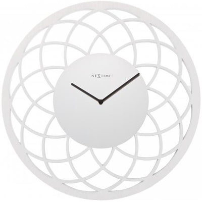 Nextime nextime klok 3115wi dreamcatcher, ø60 cm, wall, white