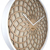 Nextime nextime klok 3150be sun small, ø35 cm, wall, beige