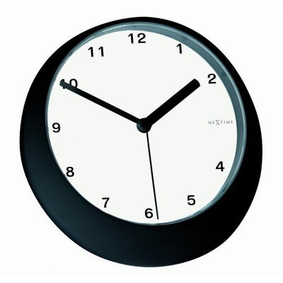 Nextime nextime klok 5174zw balance, ø18.5 cm, wall, black