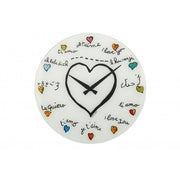 Nextime klok 8030 loving you, ø43 cm, wall, white multi-color - afbeelding 1