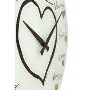 Nextime klok 8030 loving you, ø43 cm, wall, white multi-color - afbeelding 3