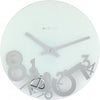 Nextime nextime klok 8115 dropped, ø43 cm, wall, silver