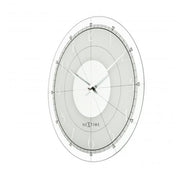 Nextime klok 8125 fancy round, ø43 cm, wall, white silver - afbeelding 2