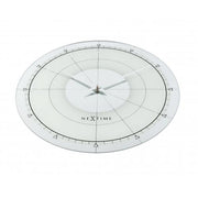 Nextime klok 8125 fancy round, ø43 cm, wall, white silver - afbeelding 3